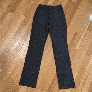 CAbi Black and White Textured Pants